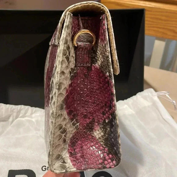 🎁NWT/Exotic Collection Python 🐍 Pelle clutch - Picture 3 of 7